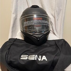 NEW Sena Outrush R XXL Matte Black Motorcycle Helmet